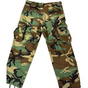 Military Combat Pants M81 BDU Battle Dress Uniform Camo 34x29 Combat  VTG 1980s